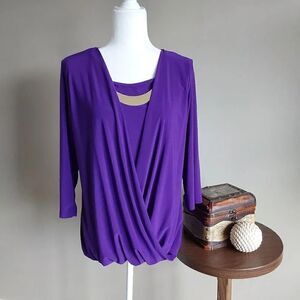Candid Soul Top Sz XL built-in necklace
